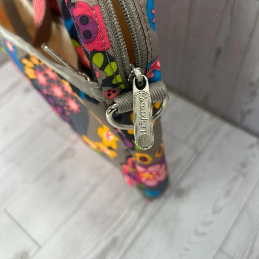 Le Sportsac Multicolor Floral Laptop Bag